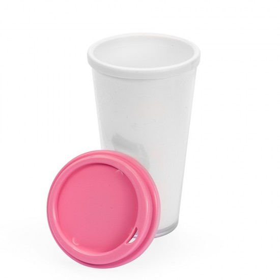 Copo Plástico Duplo 400ml Promocional