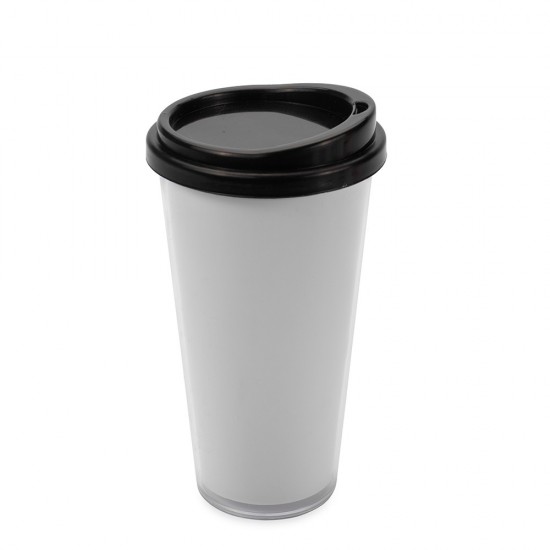 Copo Plástico Duplo 400ml Promocional