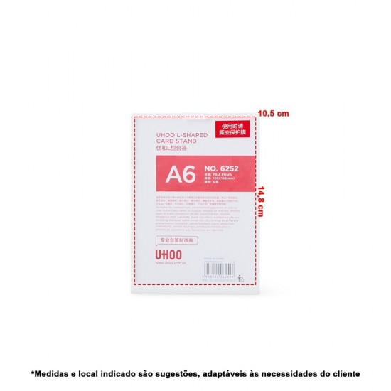 Expositor Porta Retrato A6 Personalizado com Logo