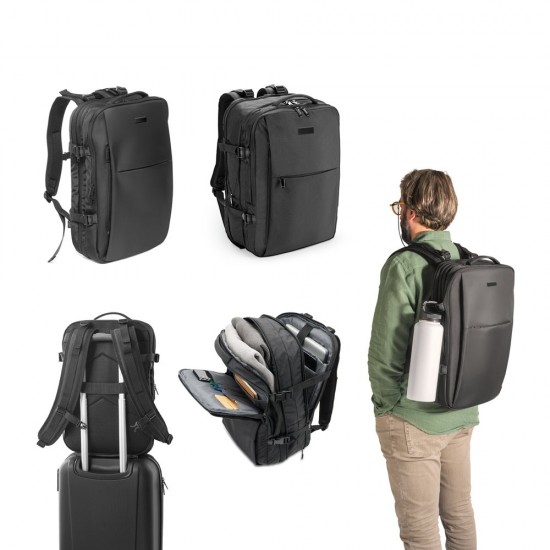 Mochila de Viagem em Poliéster Reciclado Promocional