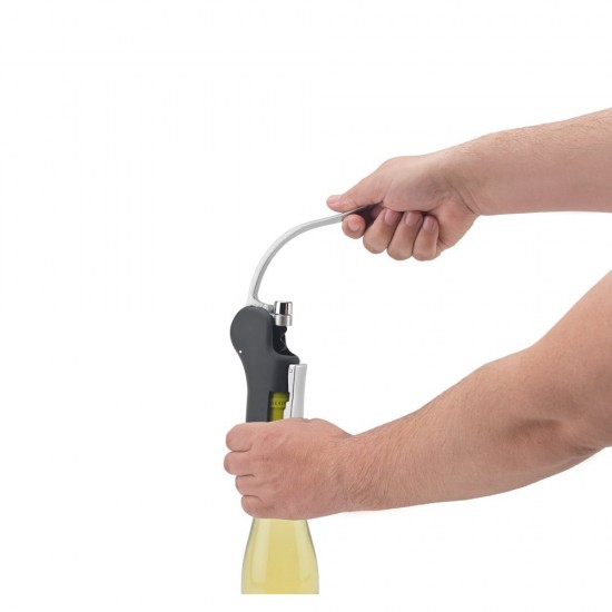 Saca-rolhas em ABS e zinco com alavanca automática Personalizado