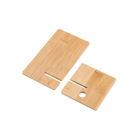 Suporte para Celular em Bambu Personalizado com Logo